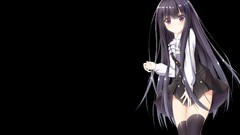 Stockings skirts blush long hair anime girls inu x boku ss 