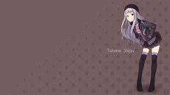 Stockings skirts red eyes