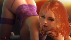Stockings video games huge boobs on all fours Queens blade
