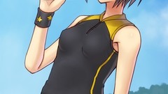 Stomach brunettes black eyes