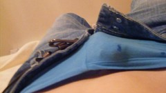 Stomach shemales jeans Trap