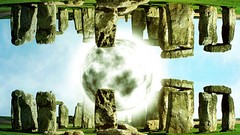 Stonehenge Worlds digital art fantasy art Lemmy X