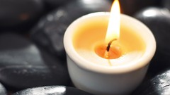 Stones Candles flame