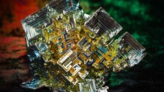 Stones metal Earth rocks minerals rare bismuth Gems