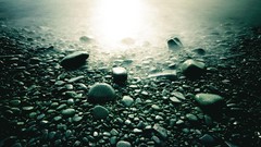 Stones nature light rocks Beaches artwork