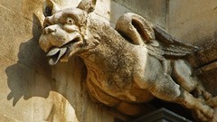 Stones old ancient sculptures Gargoyles