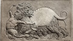 Stones old ancient sculptures Gargoyles