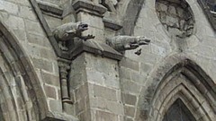 Stones old ancient sculptures Gargoyles