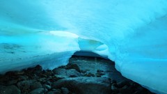 Stones rocks ice cave