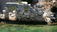 Stones wall ruins