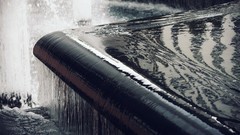 Stones water rain Structure fountain wet buildings marbles