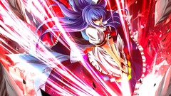 Stones weapons destruction power dress red eyes Swords bows 