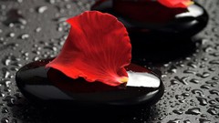 Stones Zen water drops