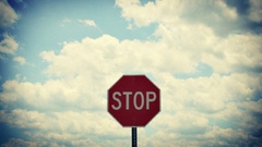 Stop signs skyscapes