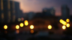 Storm bokeh cityscapes