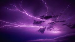 Storm purple Lightning