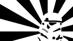 stormtrooper star wars helmet artwork Minimalism
