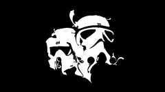 Stormtroopers black background