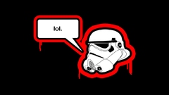 Stormtroopers black background