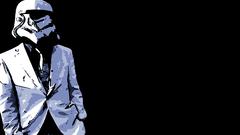 Stormtroopers black background