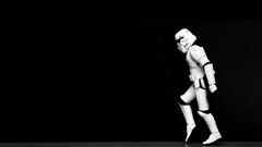 Stormtroopers black background