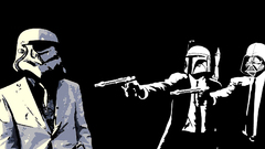 Stormtroopers black background