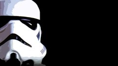 Stormtroopers black background star
