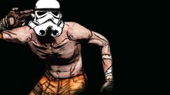 Stormtroopers borderlands black background