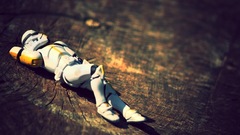 Stormtroopers relaxing clone trooper