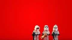 Stormtroopers Simple Background Legos