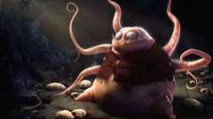 Strange creature artwork graphic