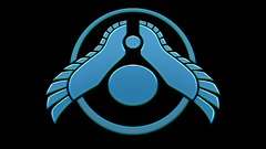 Strange logo wings helmet