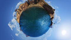 Strange World Sphere Mountains