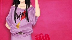 Strawberries long hair akiyama mio black hair hair bow