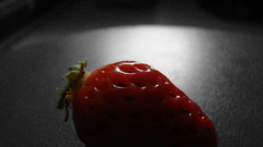 Strawberries selective coloring