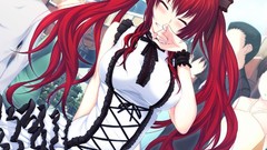 Street anime girls redheads