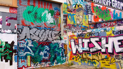 Street Art graffiti high