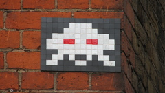 Street art Invader (artist)