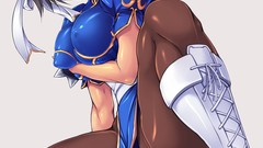Street fighter hentai huge boobs holding boobs nipples through 