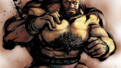 Street fighter muscle cartoon