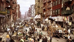 Street new york city 1900