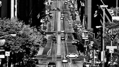 Street San Francisco monochrome