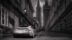 Streets cars Aston Martin