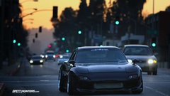 Streets cars traffic lights