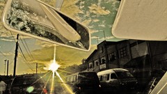 Streets mirrors rear-view mirror rear-view mirrors