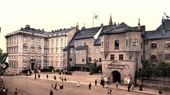Streets old houses architecture