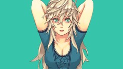 Stretching Anime cleavage boobs Parasite Eve video games