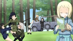 Strike witches anime girls