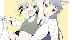 Strike witches heterochromia animal