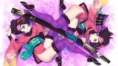 Striped legwear Oboro Muramasa